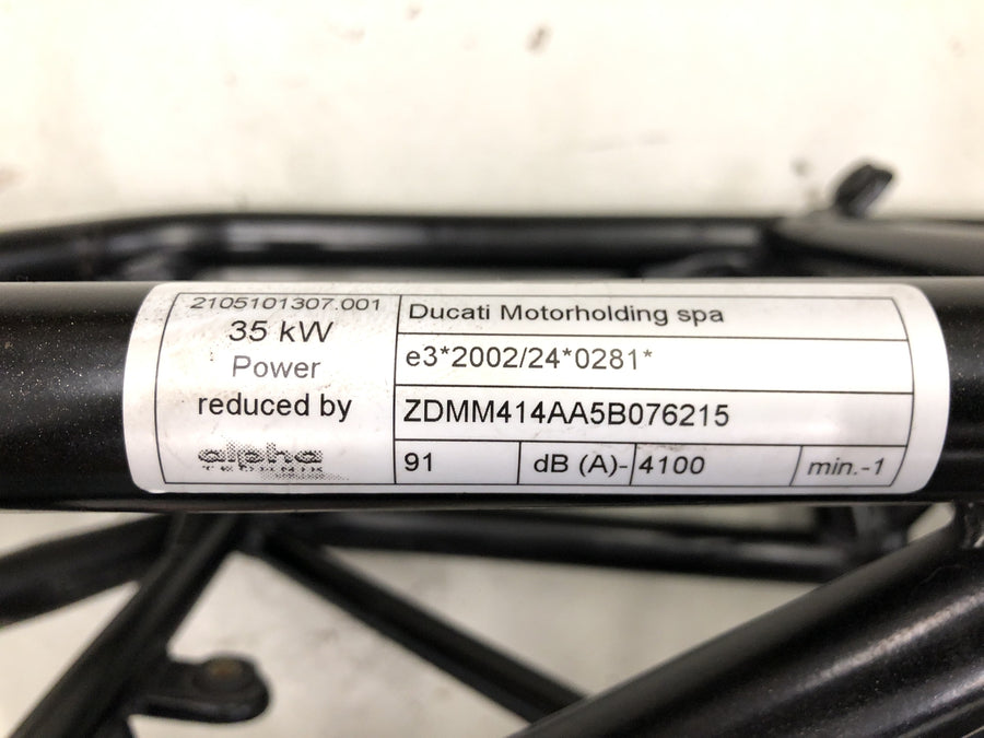 Ducati Monster SR2 800 M4 [2006] - ramme med papirer