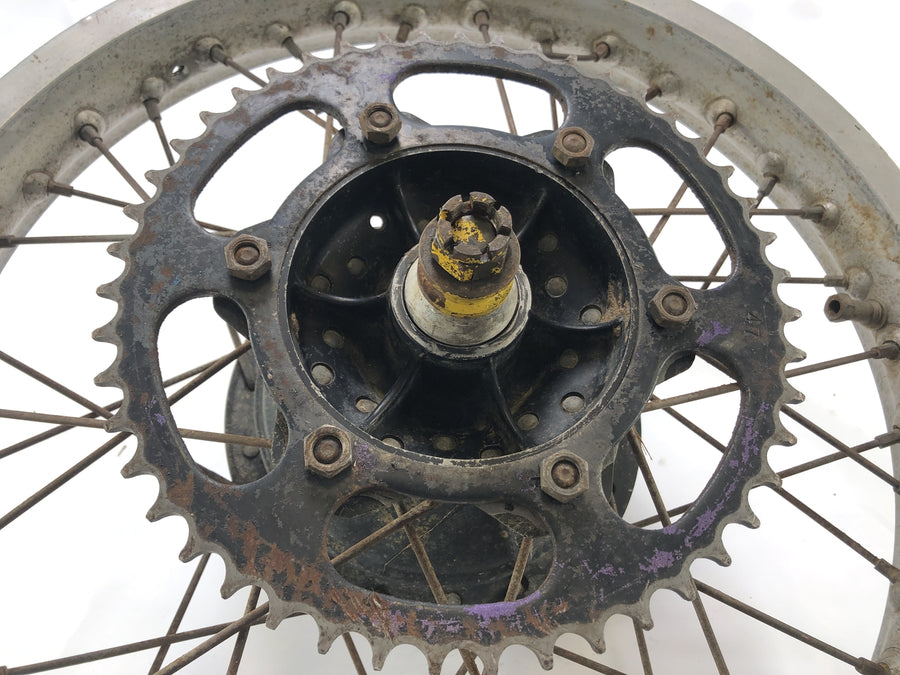 Yamaha XT 500 1U6 [1981] - Bakhjulskant med bremsetrommel