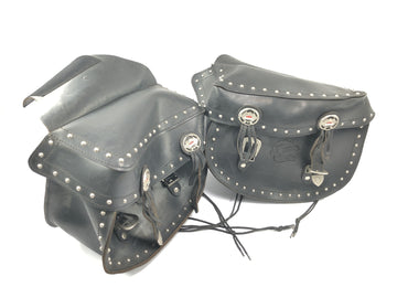 Kawasaki VN 800 VN800A [1996] - Saddlebags lær sidevesker motorsykkelvesker