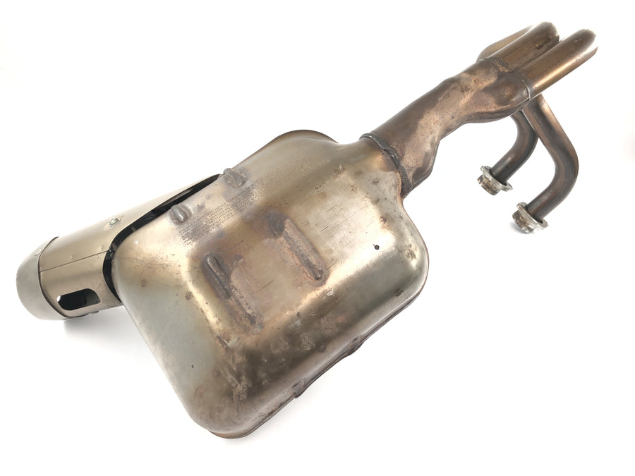 Yamaha MT07 RM04 [2014] - Eksosanlegg manifold lyddemper original lyddemper