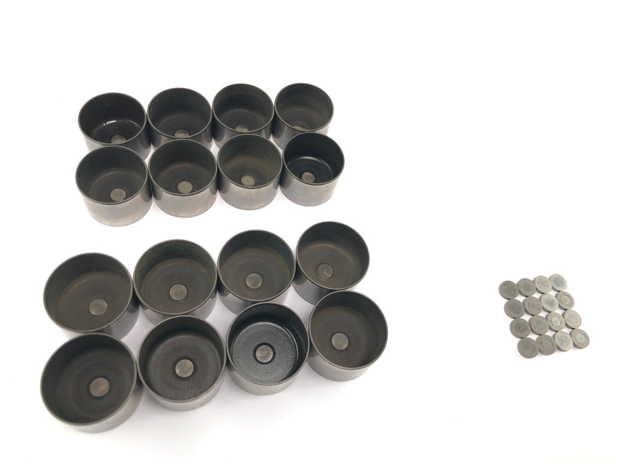 Suzuki GSX R 1000 WVBZ K3 [2003] - ventiltapet ventilløfter shim kit ventil shim