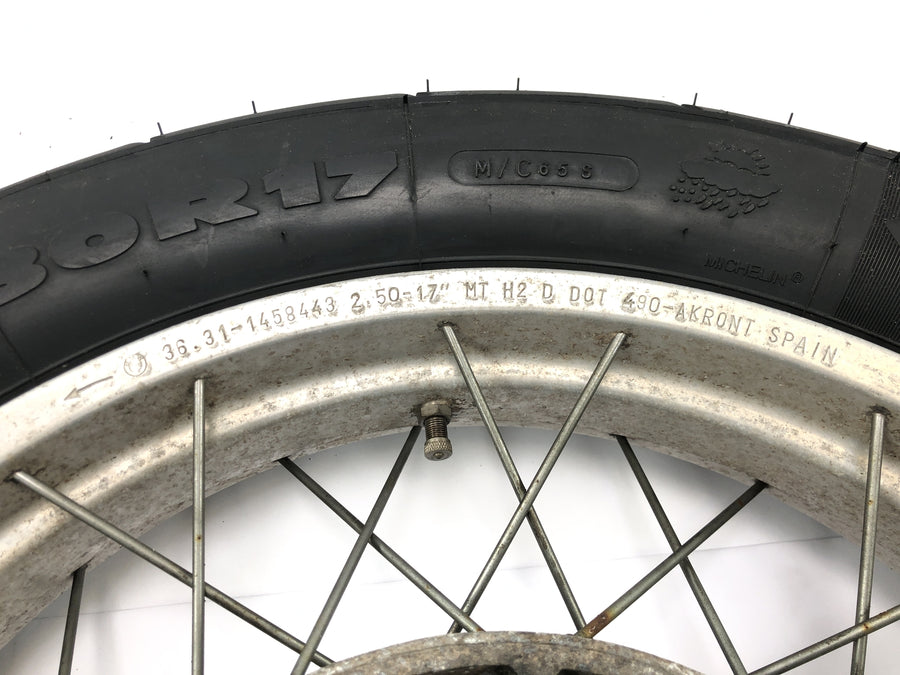 BMW R 100 GS 247E [1991] - bakhjulsfelg eikerhjul 2,50 x 17"