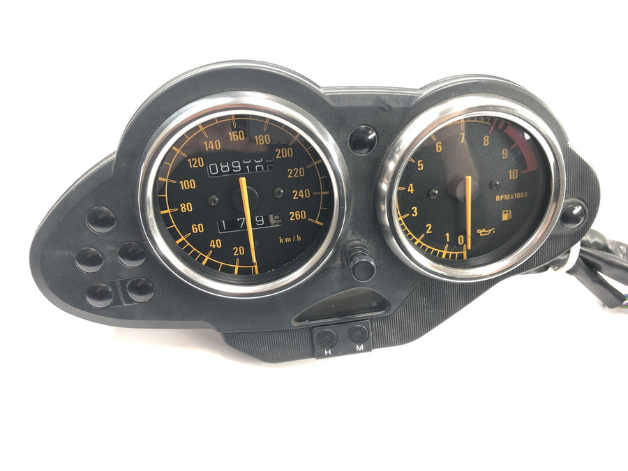 BMW R 1100 S R2S [2000] - Speedometerenhet, instrumentgruppe, cockpit, instrumentpanel, 89 100 kilometer