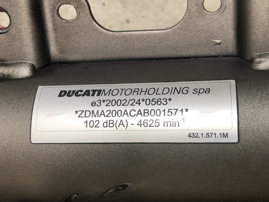 Ducati Multistrada 1200 S Touring [2009] - Ramme hovedramme med papirer