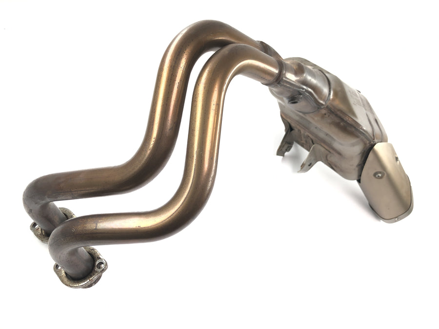 Yamaha MT07 RM04 [2014] - Eksosanlegg manifold lyddemper original lyddemper