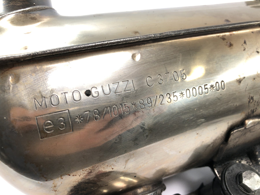 Moto Guzzi V10 Centauro [1998] - Front lyddemper eksos midtstykke samler