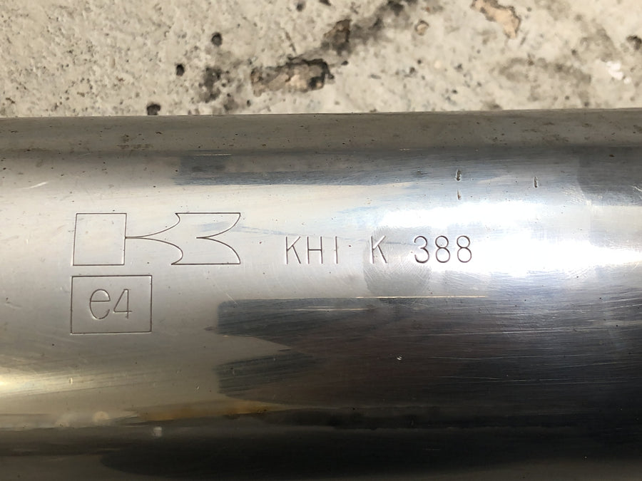 Kawasaki W 650 EJ650A [1999] - Eksosanlegg høyre, eksosmanifold, lyddemper