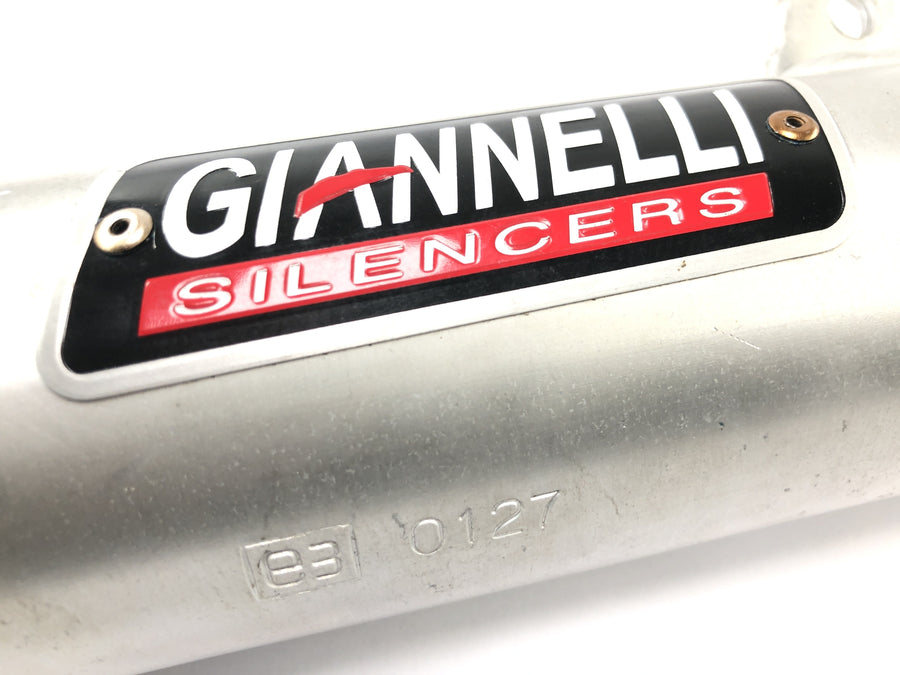 Yamaha DT 125 R DE03 [2000] - Eksosanlegg Giannelli eksosmanifold bakre lyddemper endepotte