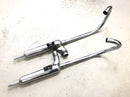 Kawasaki W 650 EJ650A [1999] - Eksosanlegg, endepotte, manifold eksosanlegg venstre og høyre-2