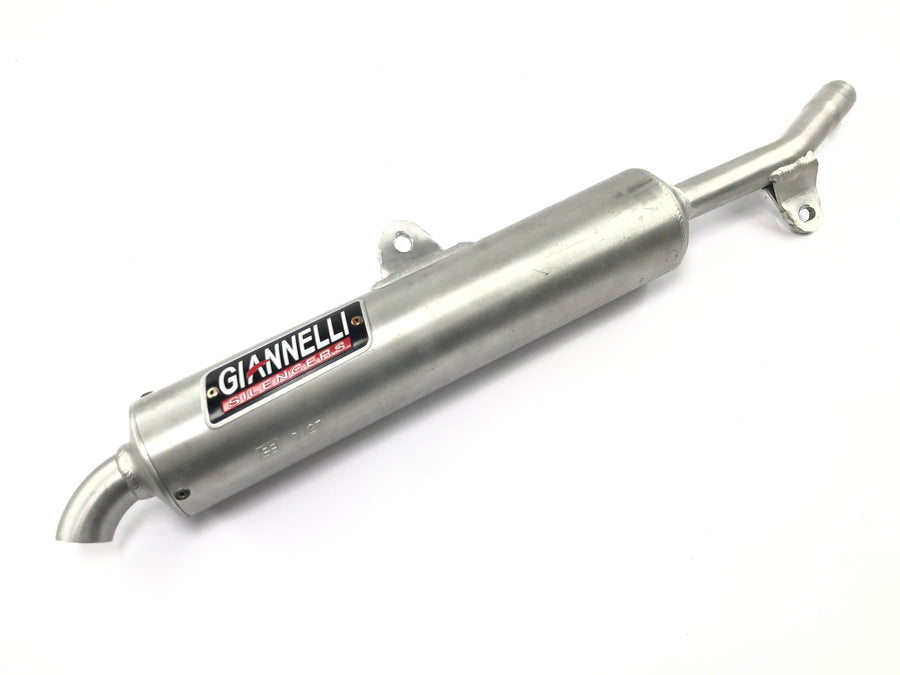 Yamaha DT 125 R DE03 [2000] - Eksosanlegg Giannelli eksosmanifold bakre lyddemper endepotte