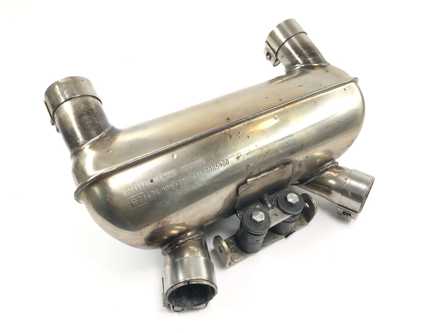 Moto Guzzi V10 Centauro [1998] - Front lyddemper eksos midtstykke samler