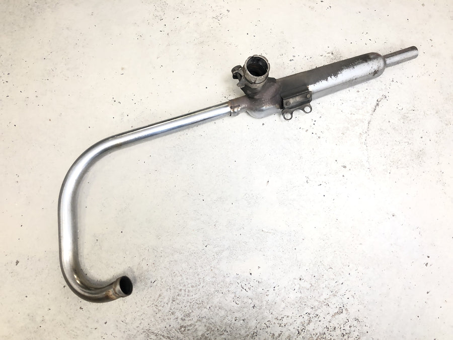 Kawasaki W 650 EJ650A [1999] - Eksosanlegg venstre, eksosmanifold, lyddemper