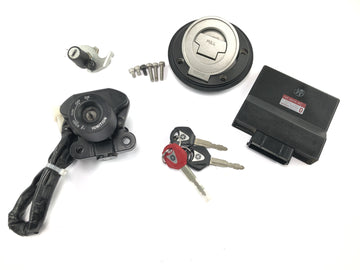 Yamaha MT07 RM04 [2014] - Låssett tenningslås tanklås setelås ECU startsperre