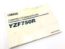 Yamaha YZF 750 R 4HN [1995] - Bruksanvisning manual bruksanvisning-1