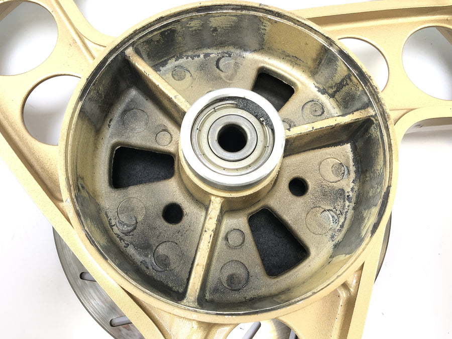 Yamaha Rd 350 YPVS 31K [1984] - Bakhjulhjul Rim gull med bremseskive