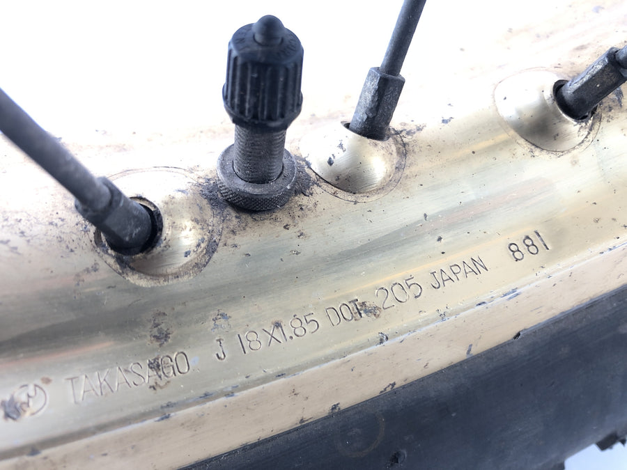 Yamaha XT 500 1U6 [1981] - RAD SET SETT HJUL BAKHJUL GULL