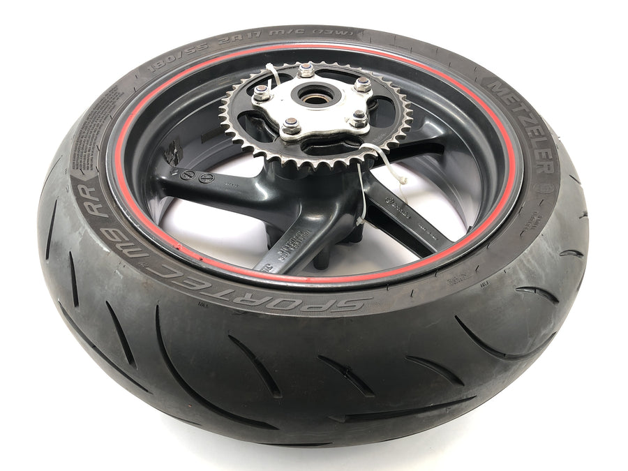 Aprilia SL 1000 Falco PA [2000] - Bakhjul Rad Rim 6,00 x 17 tommer dekk 180/55 ZR17 Metzeler