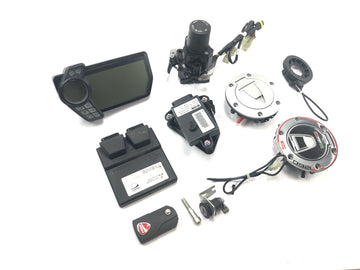 Ducati Multistrada 1200 S Touring [2009] - Låssett tenningslås startsperre ECU speedometer sensor - 0