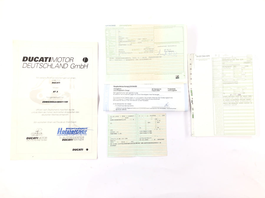 Ducati ST3 S3 [2004] - Ramme hovedramme med papirer