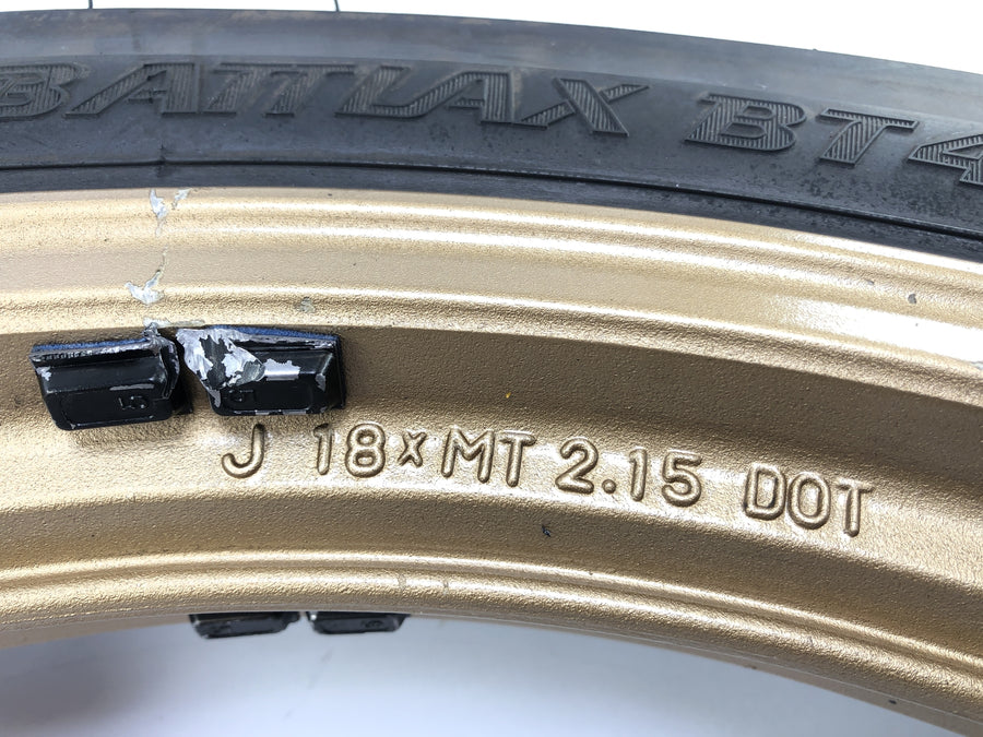 Yamaha Rd 350 YPVS 31K [1984] - Fronthjul rad Rim Gold