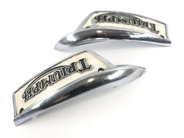 Triumph Bonneville T140V [1976] - Tank Emblem Tank Emblems til høyre og venstre sett - 0
