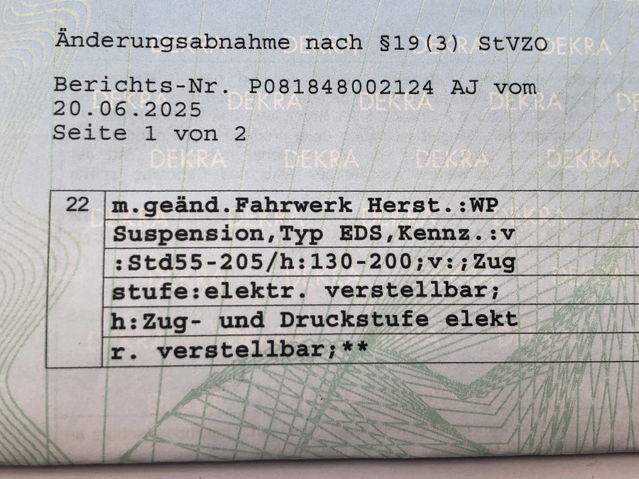 BMW R 1200 GS R12 K25 [2004] - Fjærbein støtdemper WP Fjæring EDS elektronisk