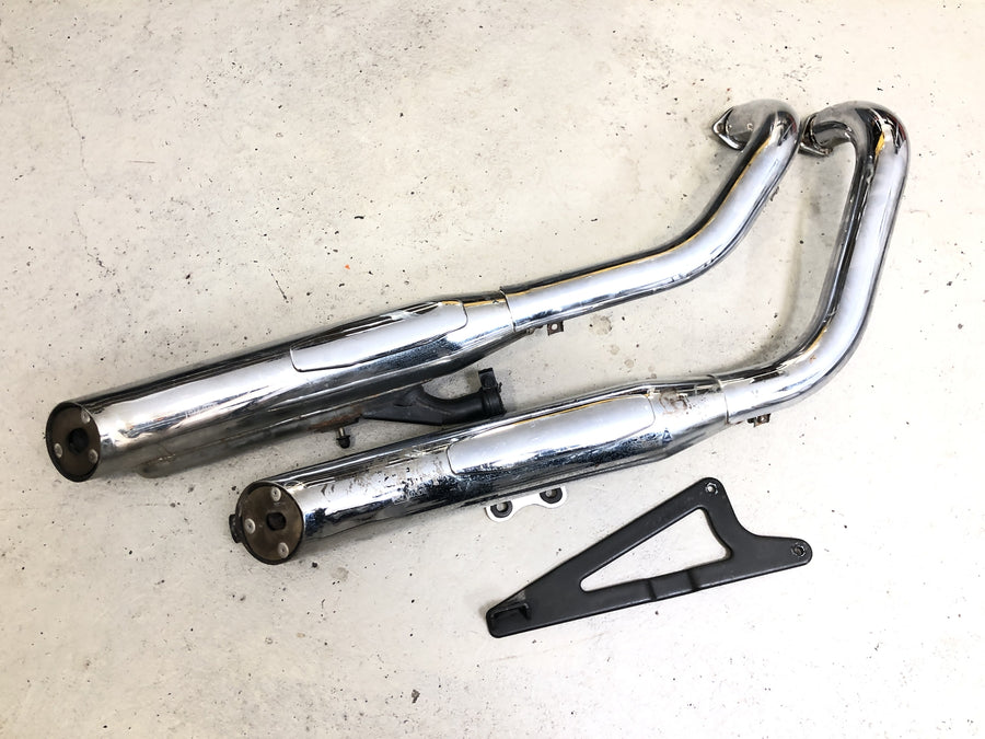 Kawasaki VN 800 VN800A [1996] - Eksosrør for eksoslyddemper manifold komplett med holder