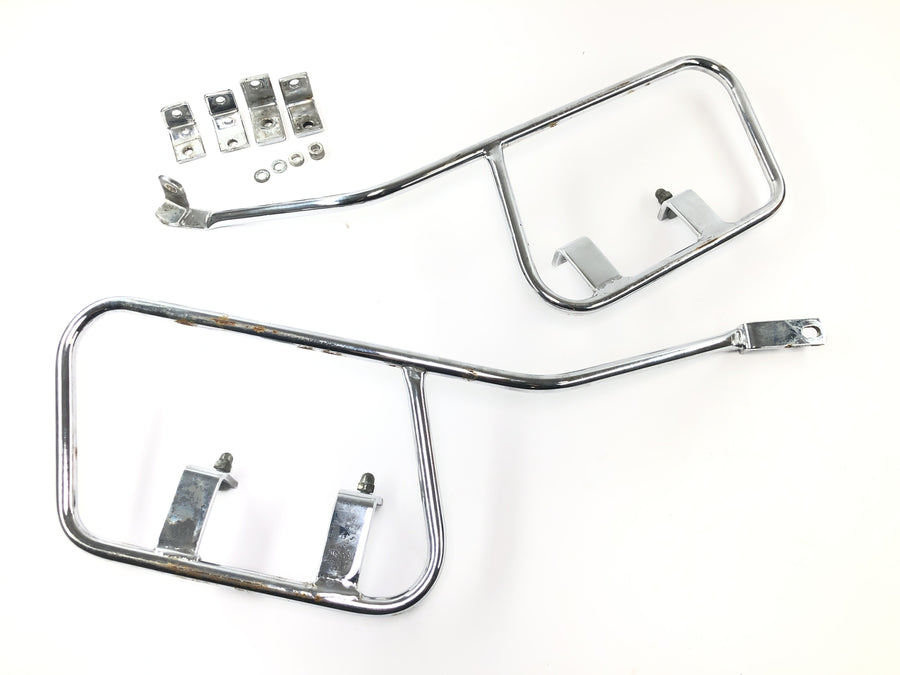 Honda VTX 1800 SC46 [2004] - Sadelveskeholder bagasjebrett sidestativ krom