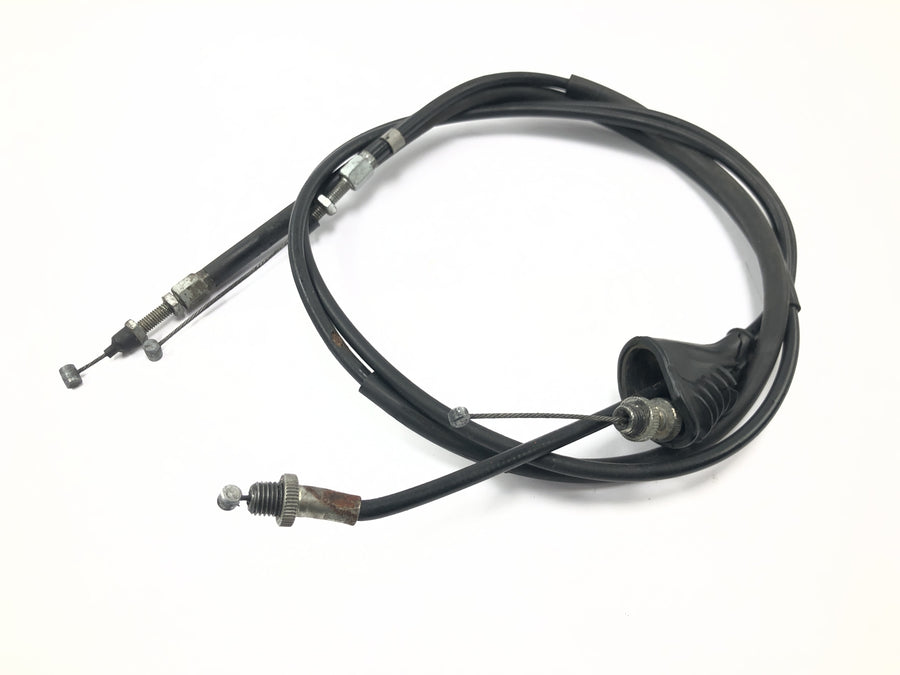 Yamaha XT 500 1U6 [1981] - Gasskabel, dobbel kabel, bowdenkabel, gasskabel, forgasserkabel