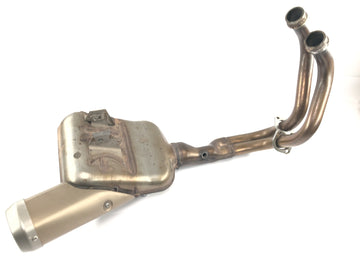 Yamaha MT07 RM04 [2014] - Eksosanlegg manifold lyddemper original lyddemper