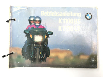 BMW K 1100 RS [1991] - Driftsinstruksjoner for driftsinstruksjoner