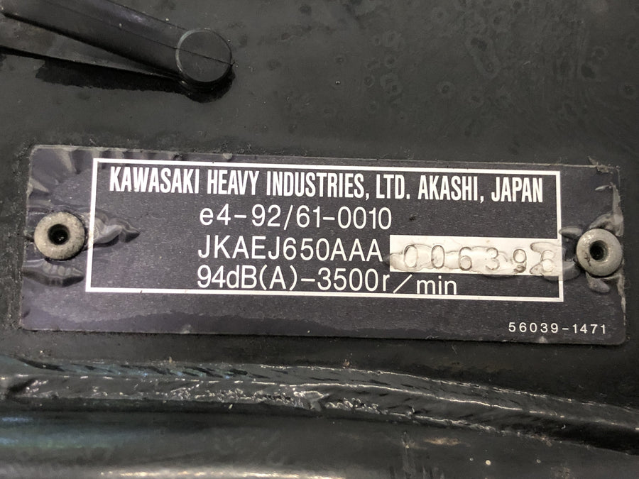 Kawasaki W 650 EJ650A [1999] - Ramme med papirer