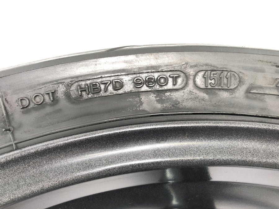 Triumph Street Triple R 675 D67LD [2010] - Hinterrad Rim Wheel Rad Dekk 5.5x17 "