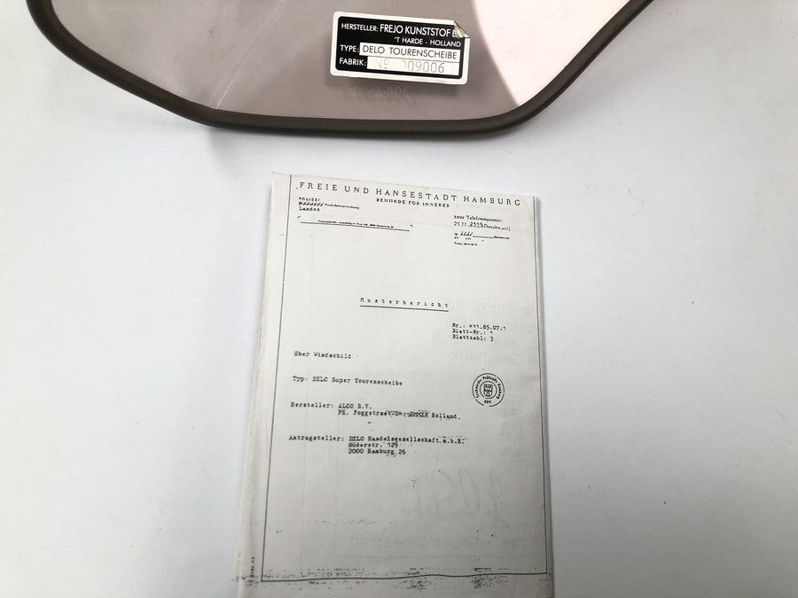 Kawasaki Z 1100 Kzz10a [1984] - kledningsskive vind bundet turneringsplate med abe
