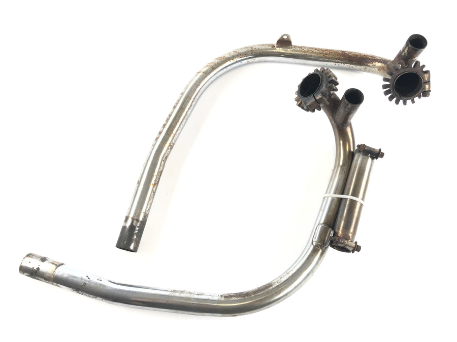 Triumph Bonneville T140V [1976] - Manifold eksosmanifoldmanifolds eksos på venstre og høyre