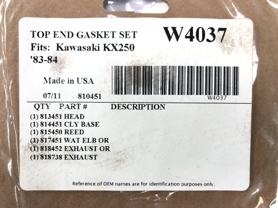 Kawasaki KX 250 [1982] - SEAL SET SYLINDER SYLINDER BASE SEAL