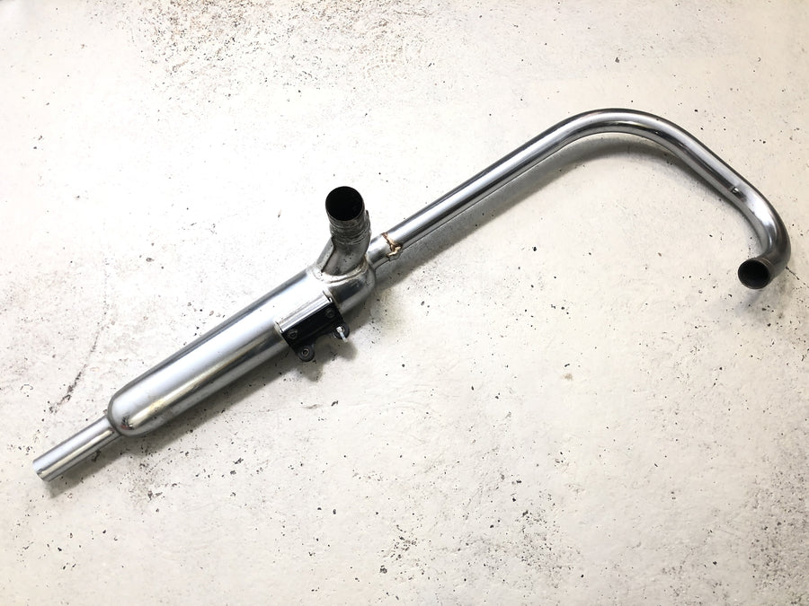 Kawasaki W 650 EJ650A [1999] - Eksosanlegg høyre, eksosmanifold, lyddemper