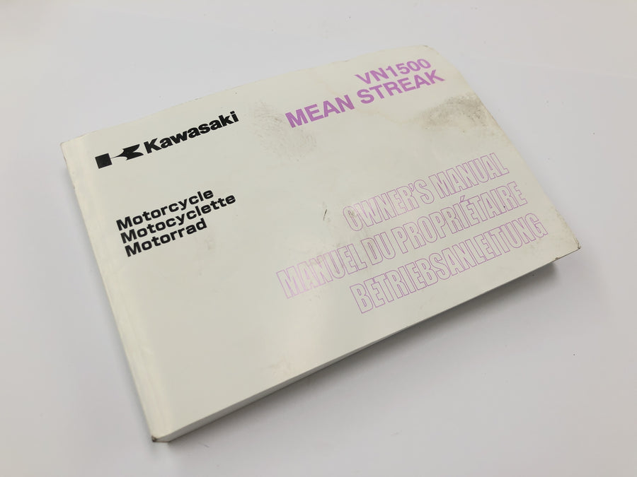 Kawasaki VN 1500 Mean Streak VN50T [2005] - Bruksanvisning Driver Manual User Manual