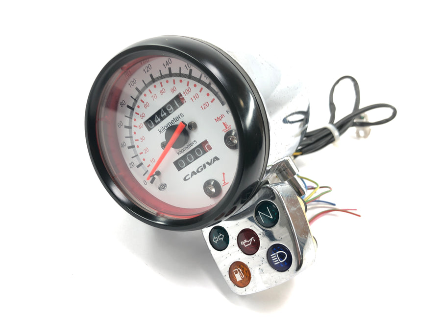 Cagiva Planet 125 [1998] - Speedometer speedometer instrument enhet cockpit 4491 kilometer