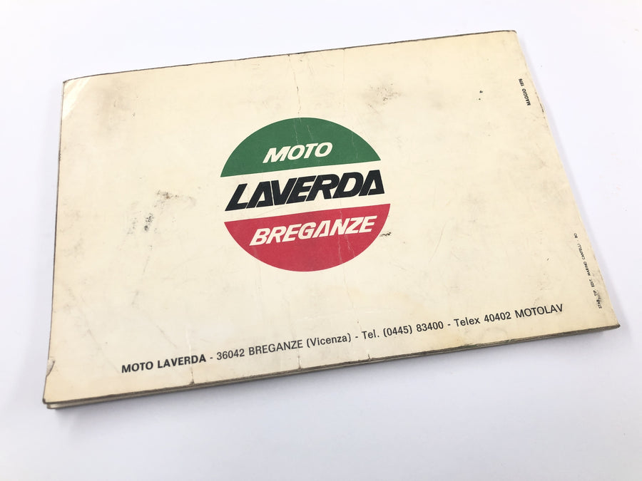 Laverda 1000 [1978] - Bruksanvisning Bruksanvisning