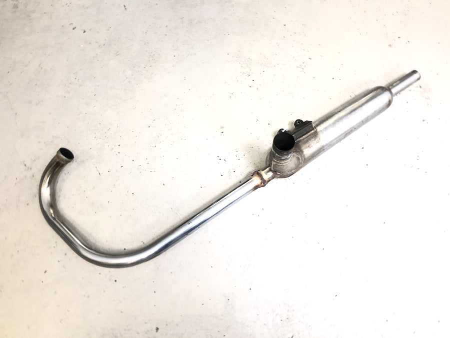Kawasaki W 650 EJ650A [1999] - Eksosanlegg høyre, eksosmanifold, lyddemper