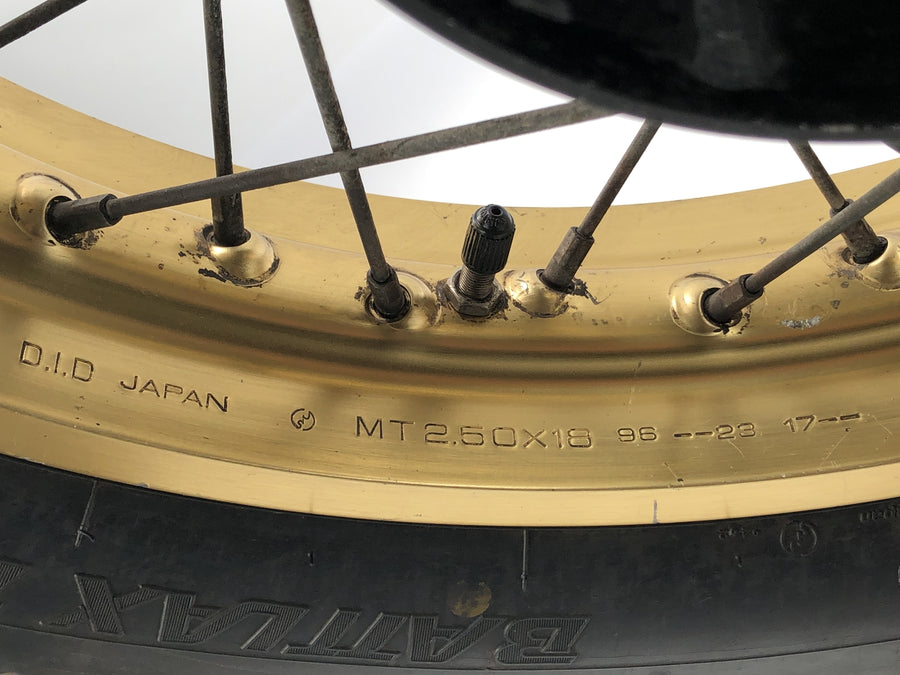 Yamaha XT 600 Z Ténéré 1VJ [1986] - Hinterrad Rad Rim Spokes MT2.50x18