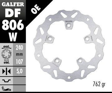 Gas SM 700 [2022-2024] - Wave® bremseskive – bilde 2