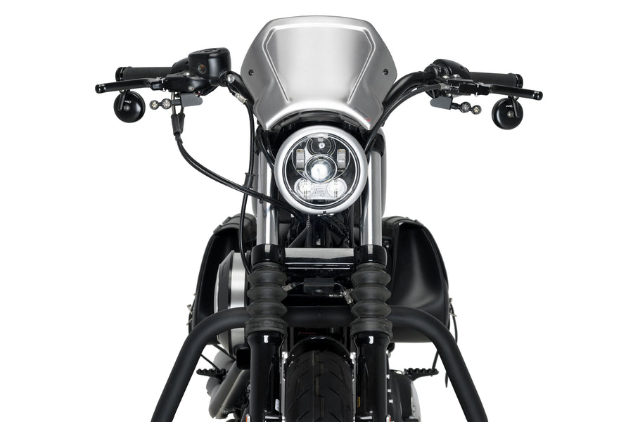 HARLEY DAVIDSON SPORTSTER 883 IRON XL 883 N [2012] – ALU frontplate – sølv