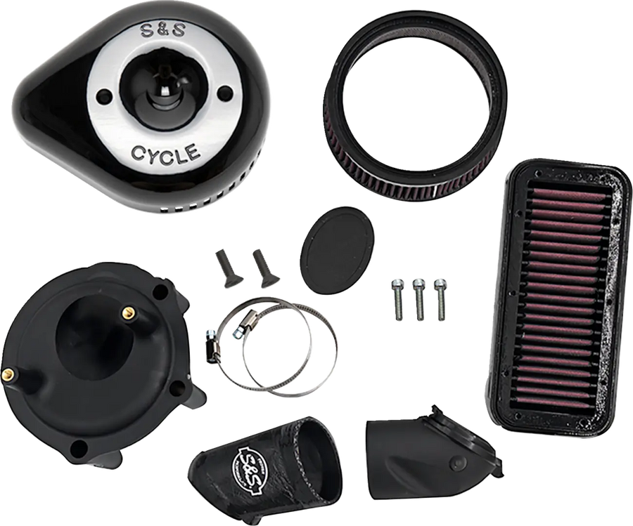 Indian CHALLENGER 108 Limited [2025-2026] - Stealth Luftfilter-Kit mit Abdeckung – Oberfläche: Schwarz – Bild 1