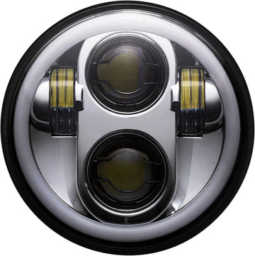 harley davidson sportster s 1250 [CUSTOM DYNAMICS] – 5-3/4" LED-halo-frontlykt
