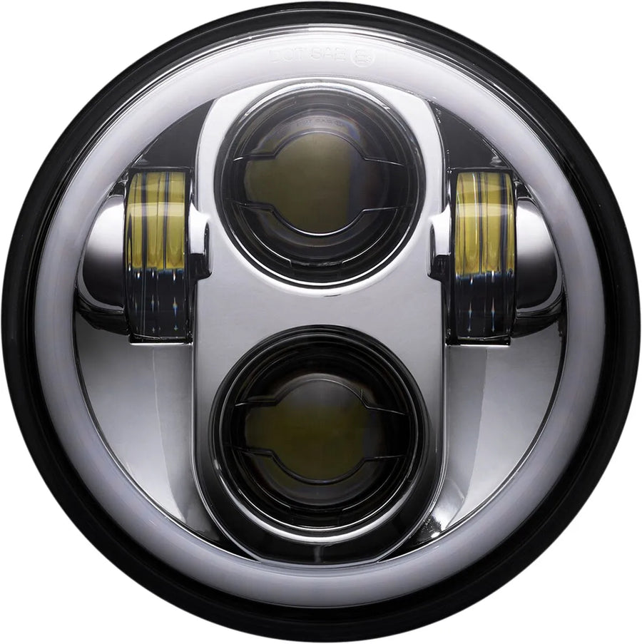 harley davidson sportster s 1250 [CUSTOM DYNAMICS] – 5-3/4" LED-halo-frontlykt