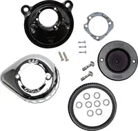 Harley-Davidson XL 883 L Sportster SuperLow [2020] - Mini Teardrop Stealth Luftfilter-Kit – Oberfläche: Schwarz – Bild 5