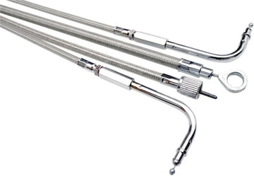 harley-davidson low rider [MOTION PRO] – Armor Coat Flettet hastighetsmålerkabel i rustfritt stål for Harley-Davidson - 0