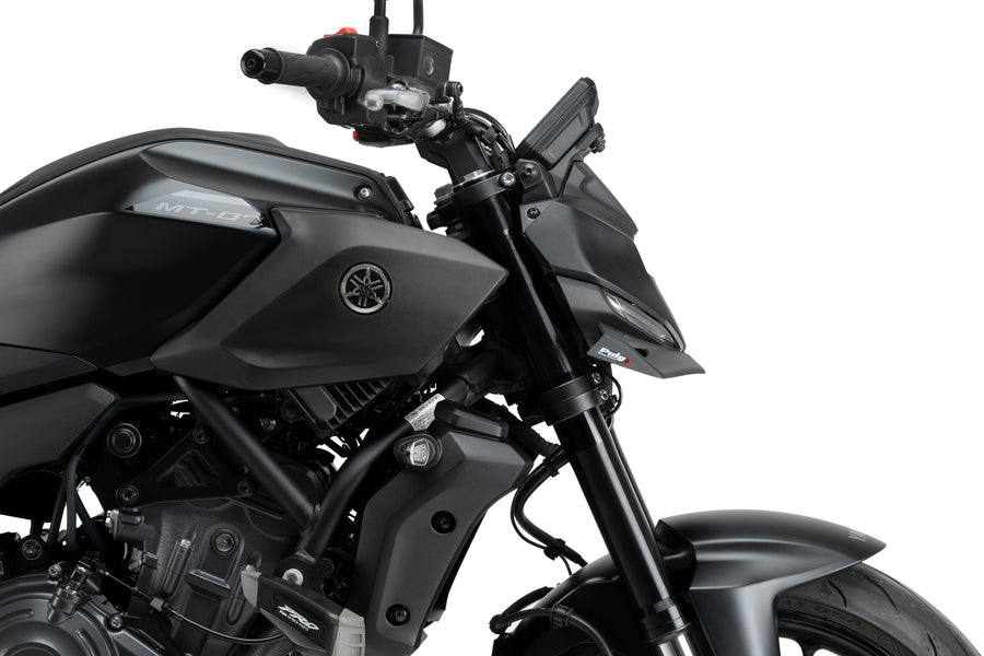 YAMAHA MT-07 Y-AMT [2025] – Frontspoiler med naken frontrute